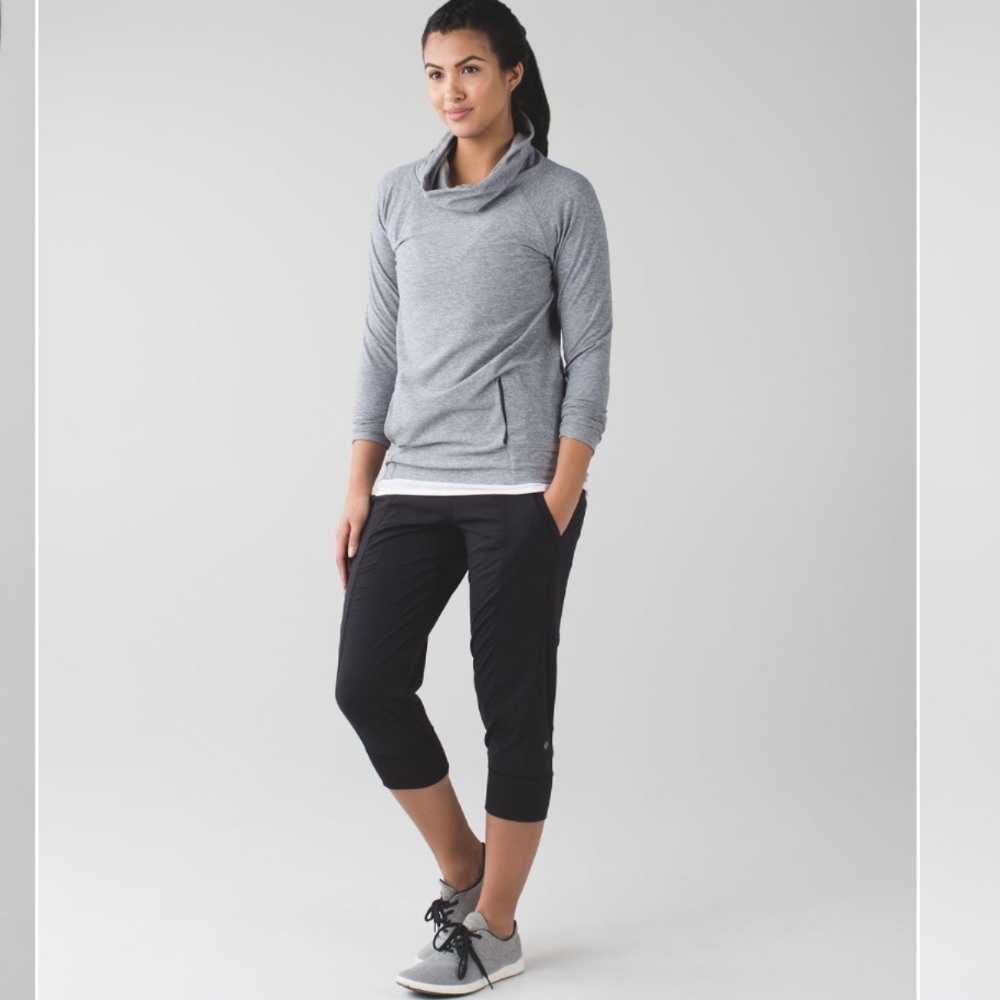 Lululemon In Flux Crop High Waist Pant Jogger Pockets Swift Studio Pants Stretch